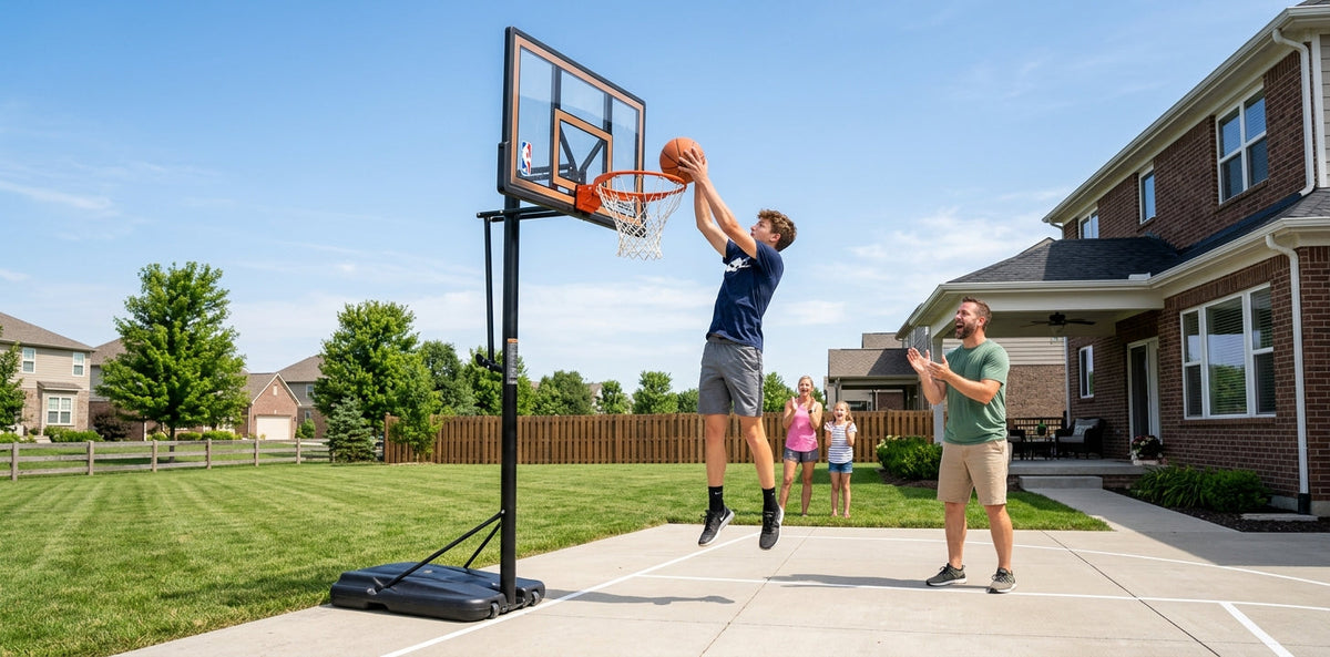 Adjustable Basketball Hoop for Kids, Youth & Adults