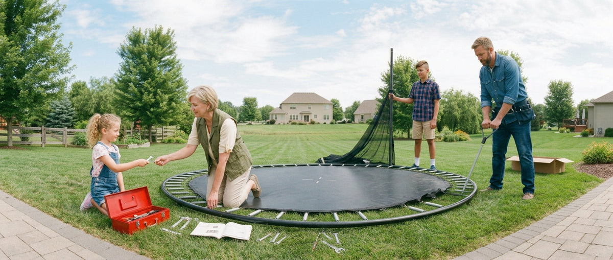 Yohood Expands Outdoor Play with a Stable 12FT and 14FT Family Trampoline