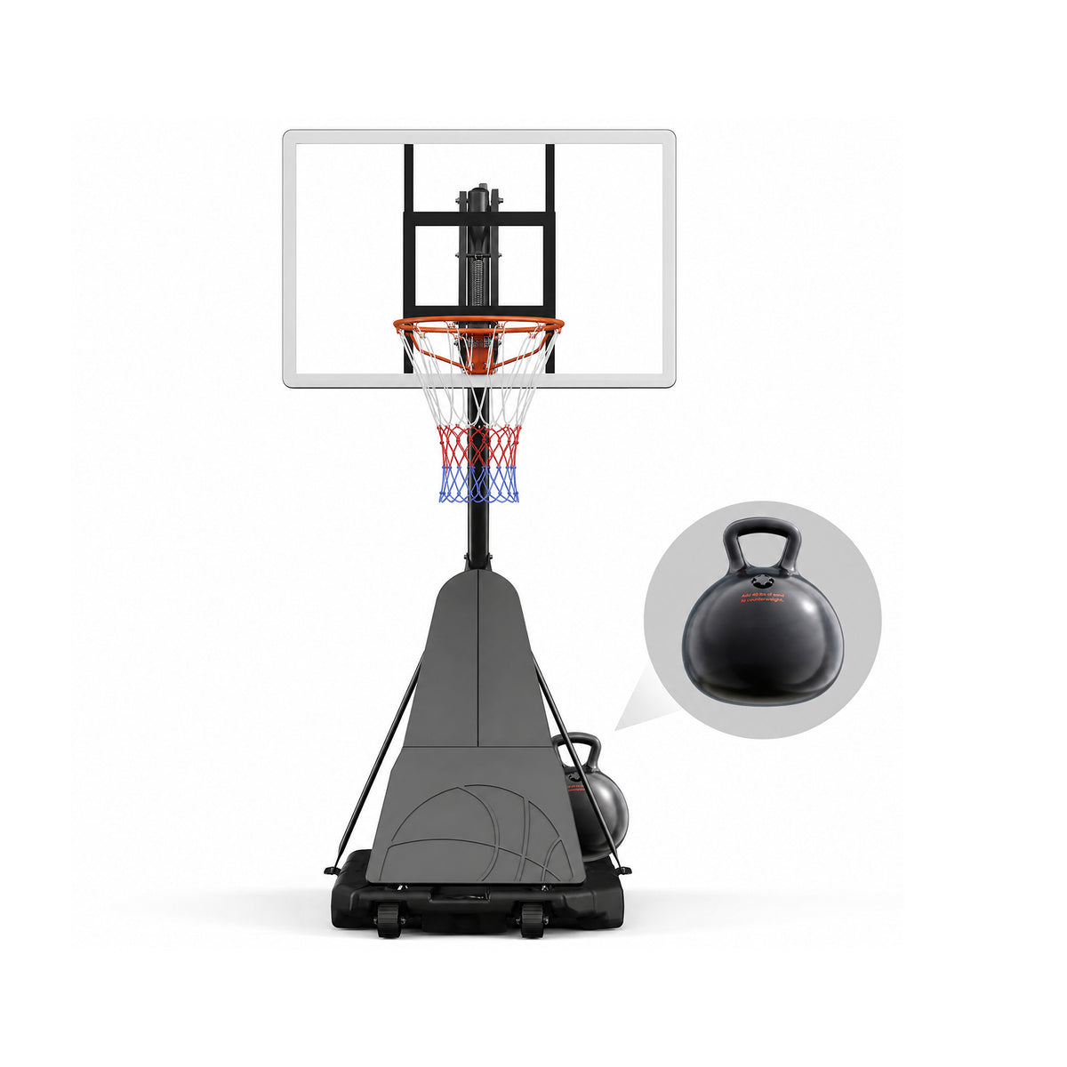 Yohood Out Door Basketball Hoop X038-18XL