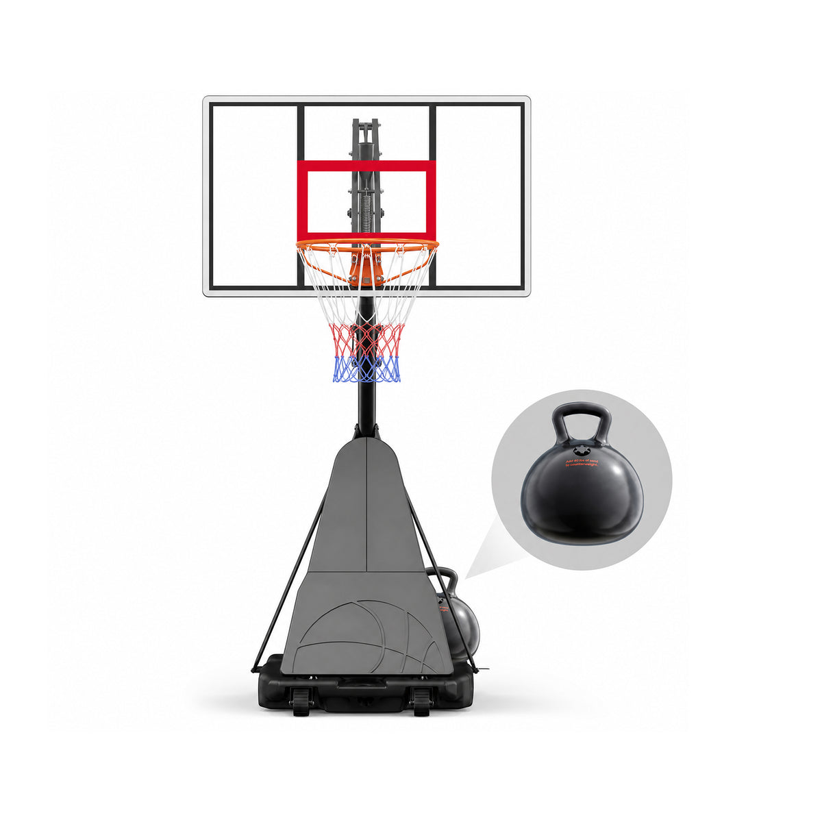 Yohood Out Door Basketball Hoop X038-18XL
