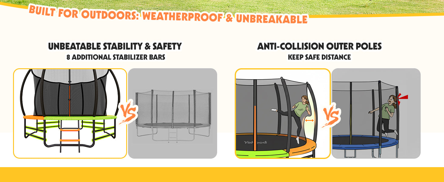 Yohood Outdoor Trampoline