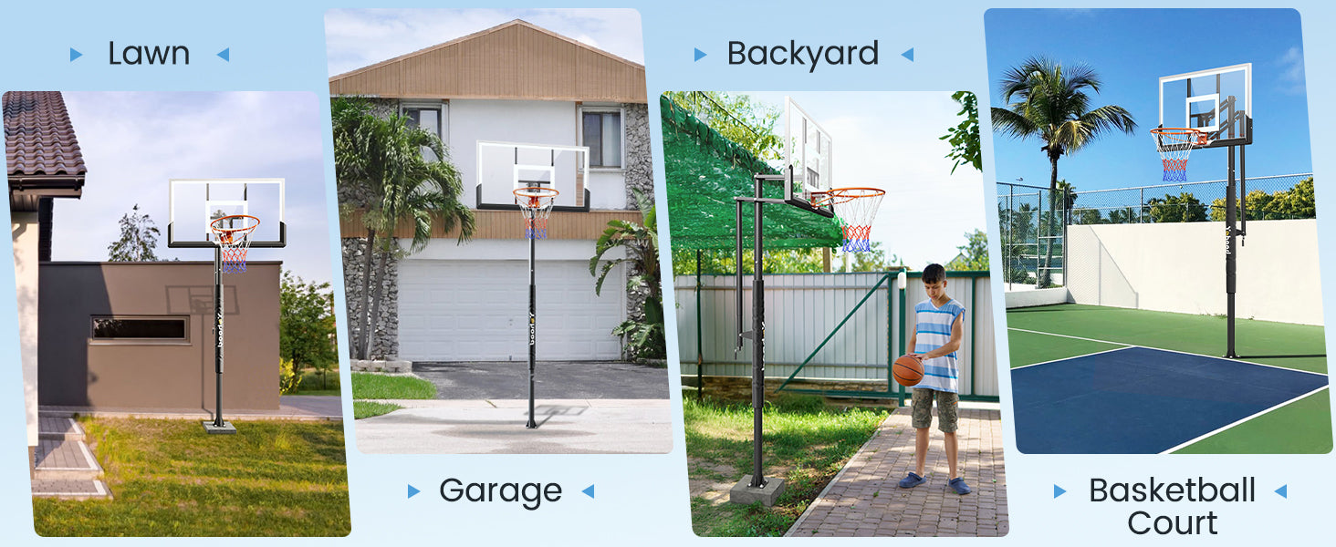Yohood In Ground Basketball Hoop S210D