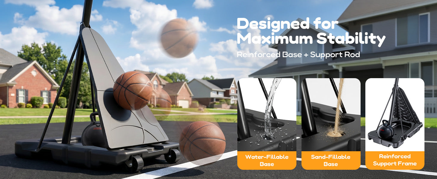 Yohood Out Door Basketball Hoop X038-18XL