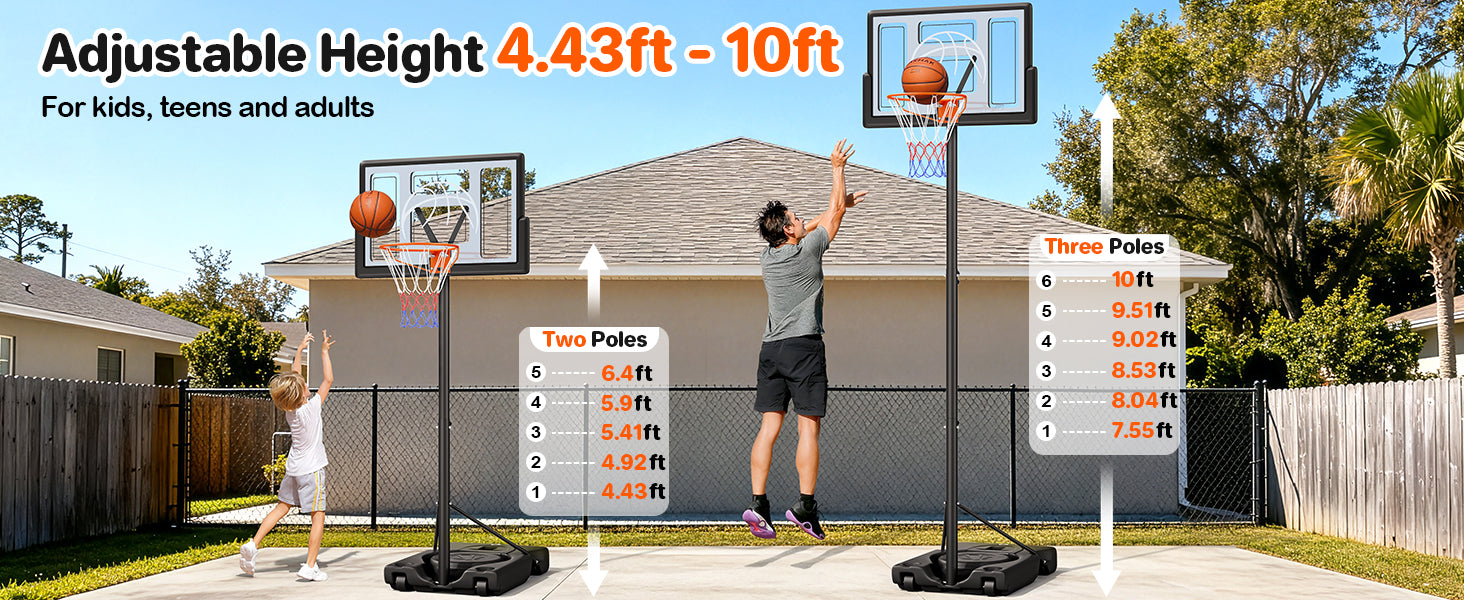 Yohood Outdoor  Basketball Hoop M021A-3