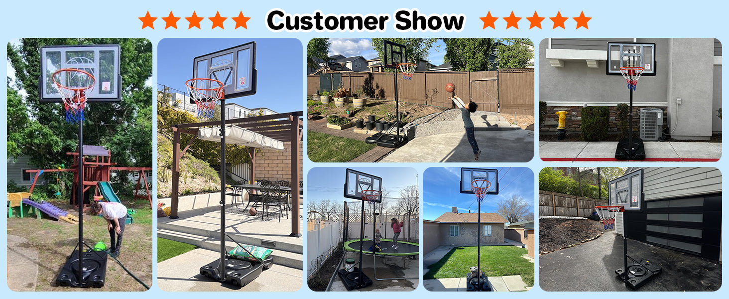 Yohood Outdoor  Basketball Hoop M021A-3