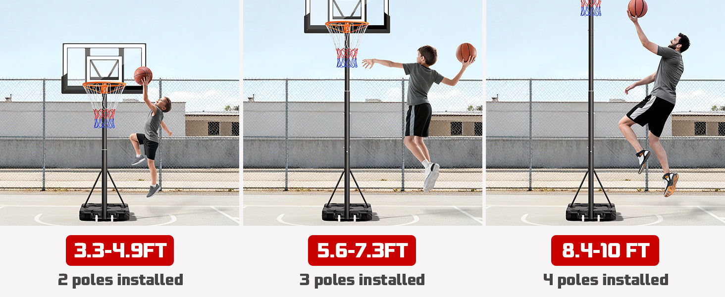 Yohood Outdoor Basketball Hoop ZW003P