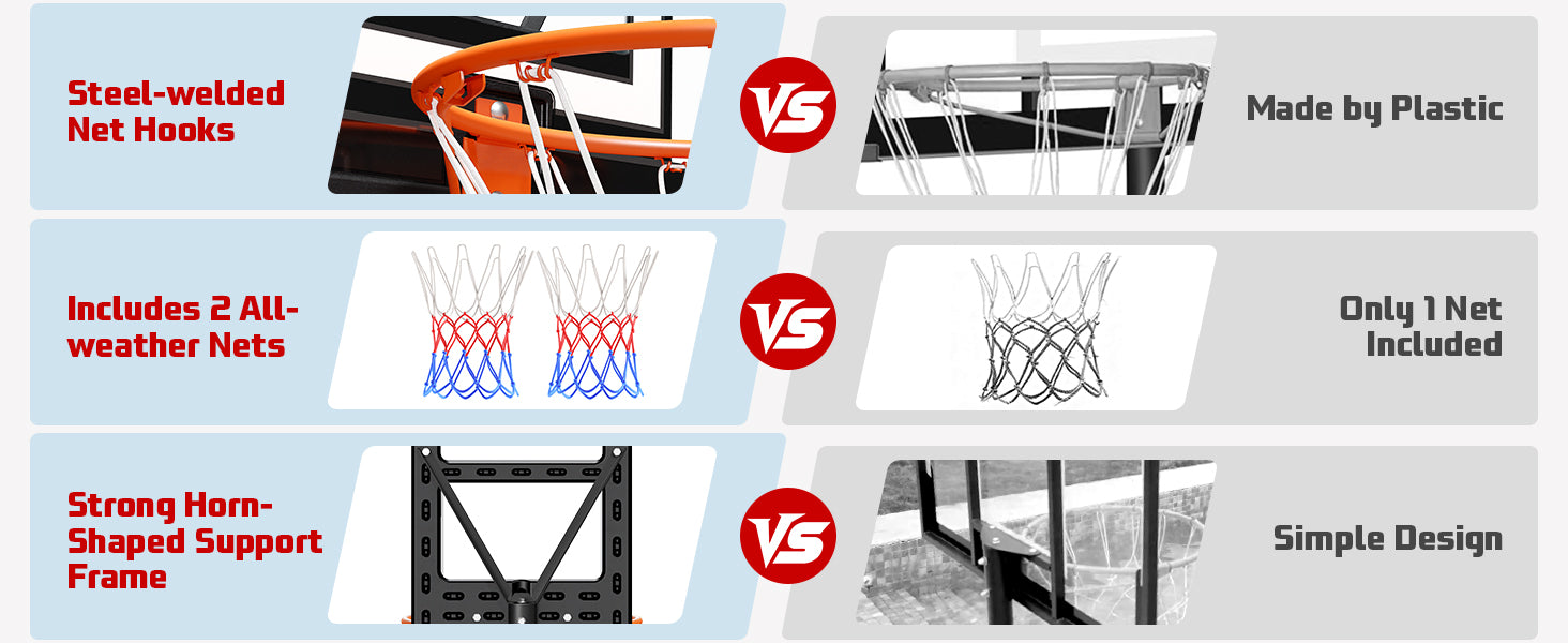 Yohood Outdoor Basketball Hoop ZW003P