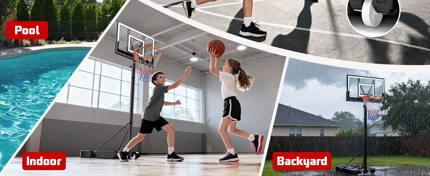 Yohood Outdoor Basketball Hoop ZW003P