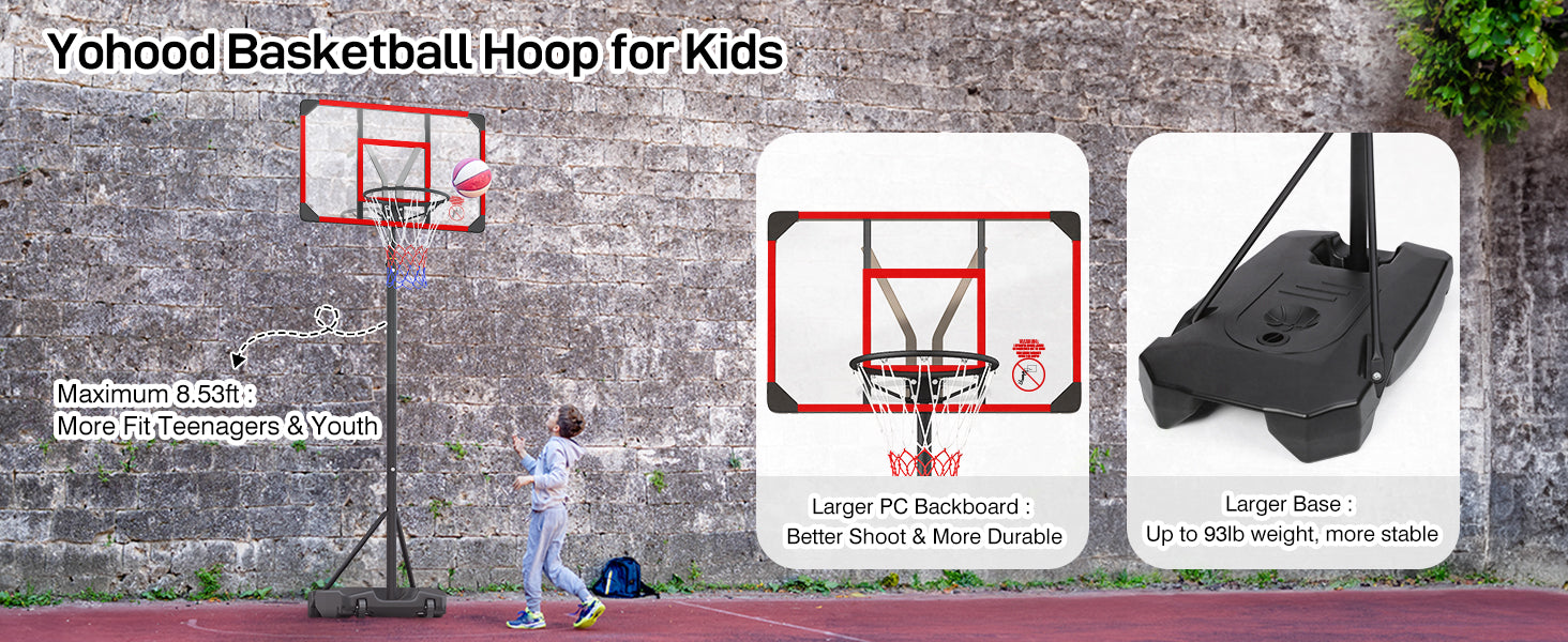 Yohood Kids Basketball Hoop LX-908