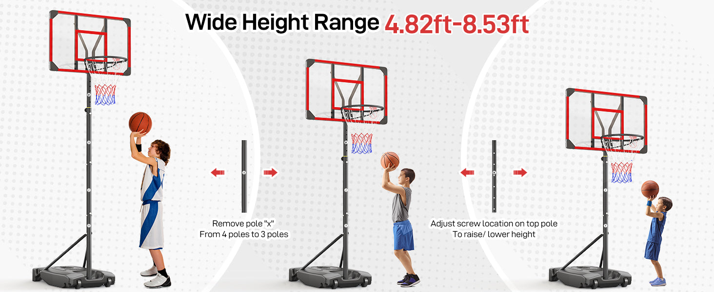 Yohood Kids Basketball Hoop LX-908