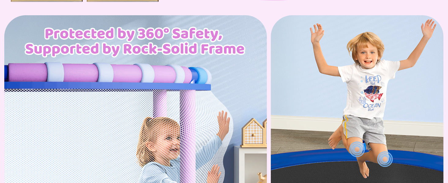 Yohood 55" Trampoline for Kids