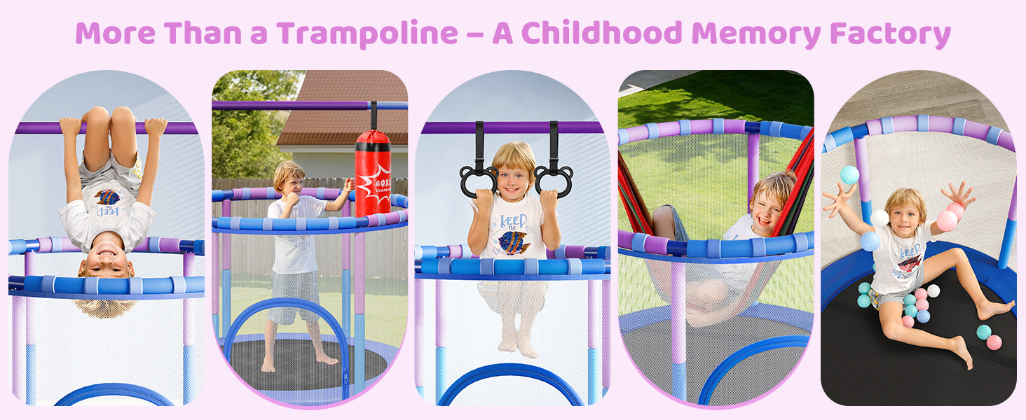 Yohood 55" Trampoline for Kids
